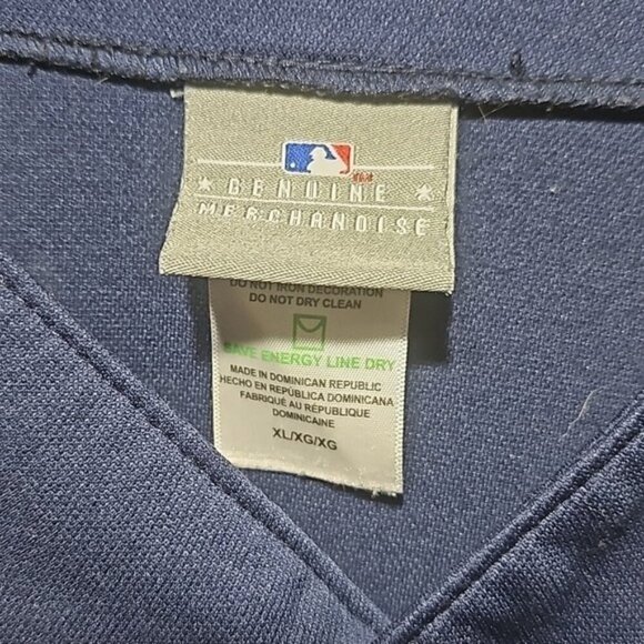 Vintage Cleveland Indians Navy and‎ Red Jersey Swisher #33 Size XL - Picture 2 of 6